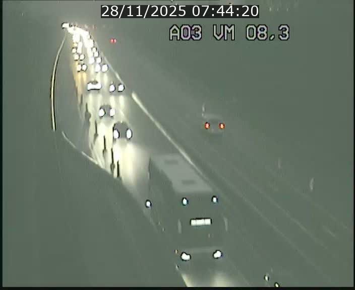 <h2>Traffic live webcam Luxembourg Bettembourg - A3 - BK 8.3 - direction France</h2>