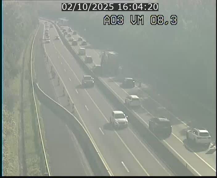<h2>Traffic live webcam Luxembourg Bettembourg - A3 - BK 8.3 - direction France</h2>