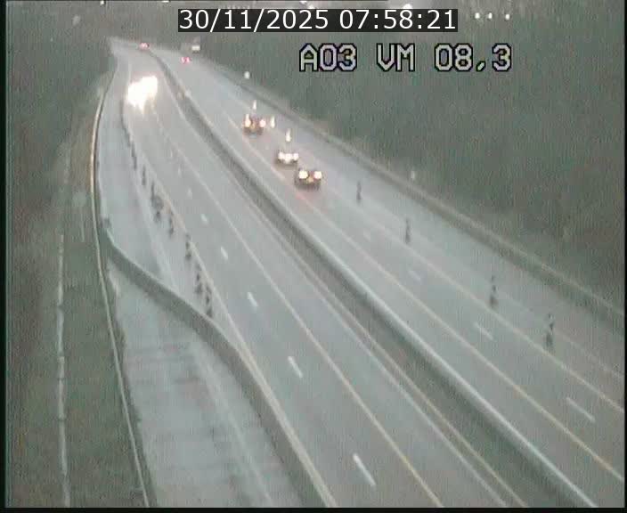 <h2>Traffic live webcam Luxembourg Bettembourg - A3 - BK 8.3 - direction France</h2>