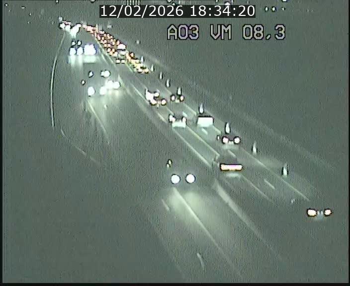 <h2>Traffic live webcam Luxembourg Bettembourg - A3 - BK 8.3 - direction France</h2>