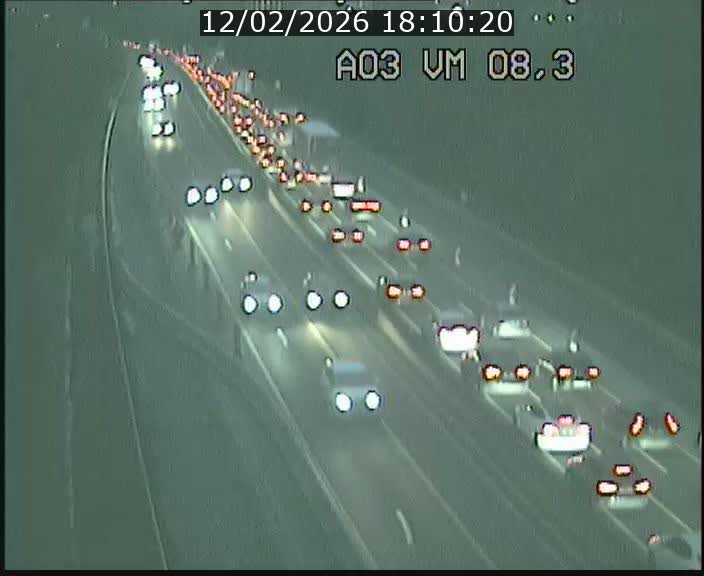 <h2>Traffic live webcam Luxembourg Bettembourg - A3 - BK 8.3 - direction France</h2>