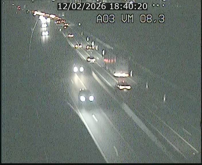 <h2>Traffic live webcam Luxembourg Bettembourg - A3 - BK 8.3 - direction France</h2>