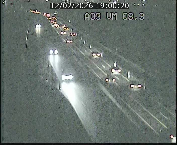 <h2>Traffic live webcam Luxembourg Bettembourg - A3 - BK 8.3 - direction France</h2>