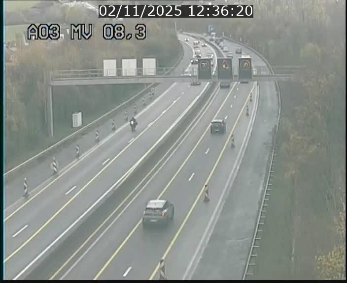 Webcam Autoroute après la Croix de Bettembourg en direction de Luxembourg sur l'A3