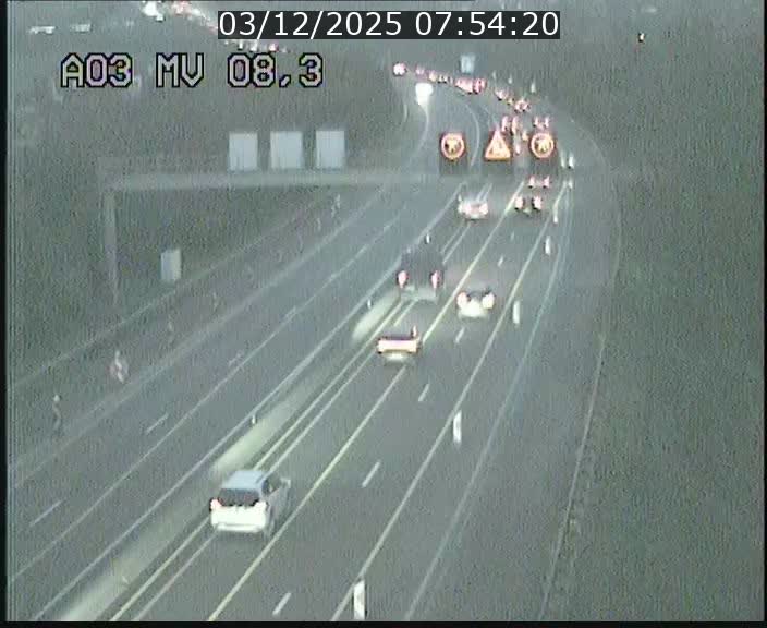 <h2>Webcam Autoroute après la Croix de Bettembourg en direction de Luxembourg sur l'A3</h2>