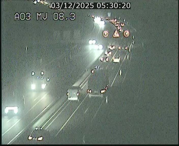 <h2>Webcam Autoroute après la Croix de Bettembourg en direction de Luxembourg sur l'A3</h2>