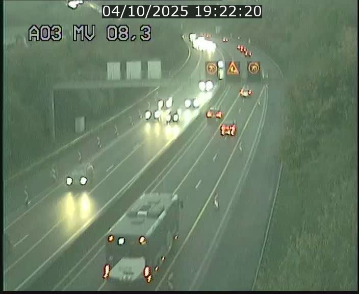 <h2>Webcam Autoroute après la Croix de Bettembourg en direction de Luxembourg sur l'A3</h2>