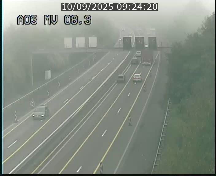 <h2>Webcam Autoroute après la Croix de Bettembourg en direction de Luxembourg sur l'A3</h2>