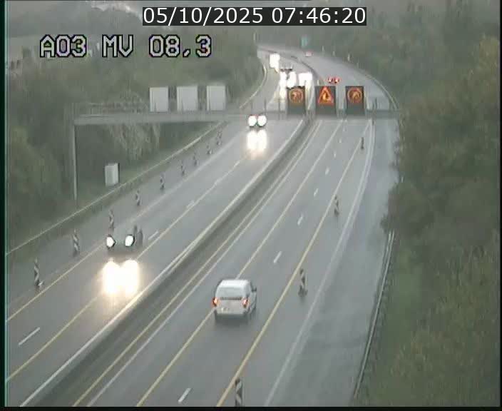 <h2>Webcam Autoroute après la Croix de Bettembourg en direction de Luxembourg sur l'A3</h2>