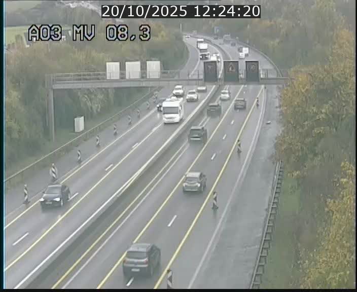 <h2>Webcam Autoroute après la Croix de Bettembourg en direction de Luxembourg sur l'A3</h2>
