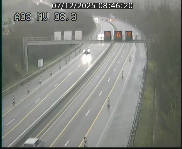 <h2>Webcam Autoroute après la Croix de Bettembourg en direction de Luxembourg sur l'A3</h2>