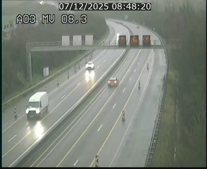 <h2>Webcam Autoroute après la Croix de Bettembourg en direction de Luxembourg sur l'A3</h2>