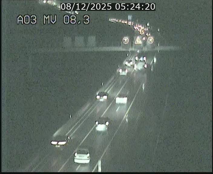 <h2>Webcam Autoroute après la Croix de Bettembourg en direction de Luxembourg sur l'A3</h2>
