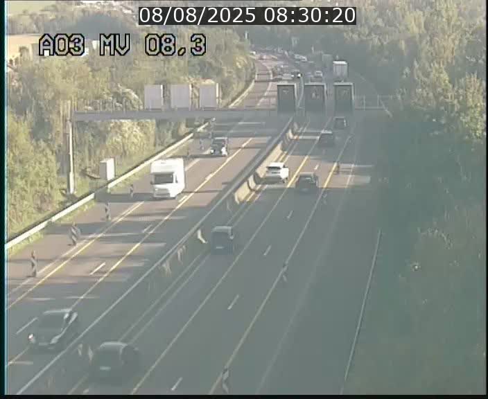 <h2>Webcam Autoroute après la Croix de Bettembourg en direction de Luxembourg sur l'A3</h2>