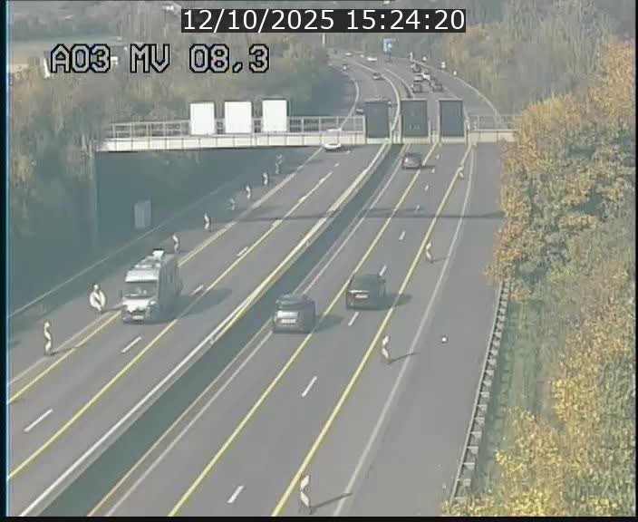 <h2>Webcam Autoroute après la Croix de Bettembourg en direction de Luxembourg sur l'A3</h2>
