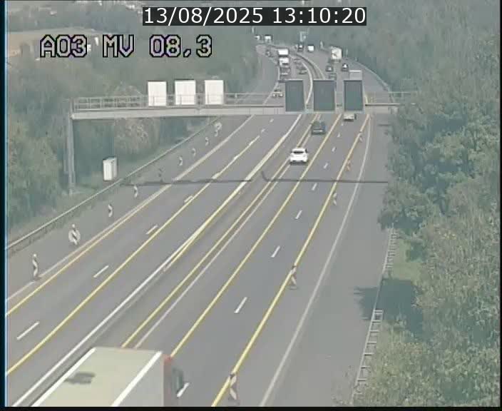 <h2>Webcam Autoroute après la Croix de Bettembourg en direction de Luxembourg sur l'A3</h2>