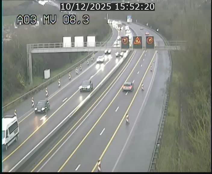 <h2>Webcam Autoroute après la Croix de Bettembourg en direction de Luxembourg sur l'A3</h2>