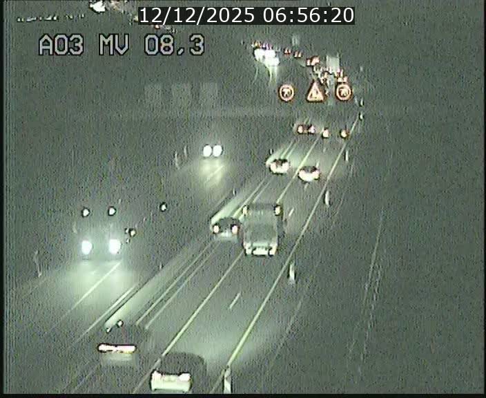 <h2>Webcam Autoroute après la Croix de Bettembourg en direction de Luxembourg sur l'A3</h2>