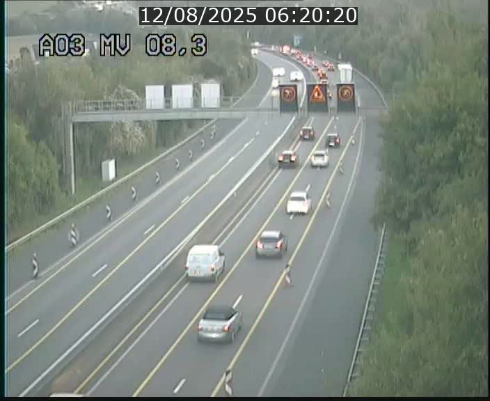 <h2>Webcam Autoroute après la Croix de Bettembourg en direction de Luxembourg sur l'A3</h2>