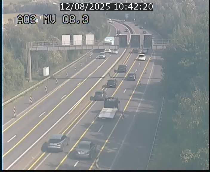 <h2>Webcam Autoroute après la Croix de Bettembourg en direction de Luxembourg sur l'A3</h2>