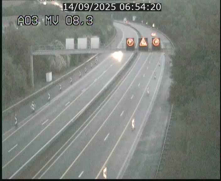 <h2>Webcam Autoroute après la Croix de Bettembourg en direction de Luxembourg sur l'A3</h2>