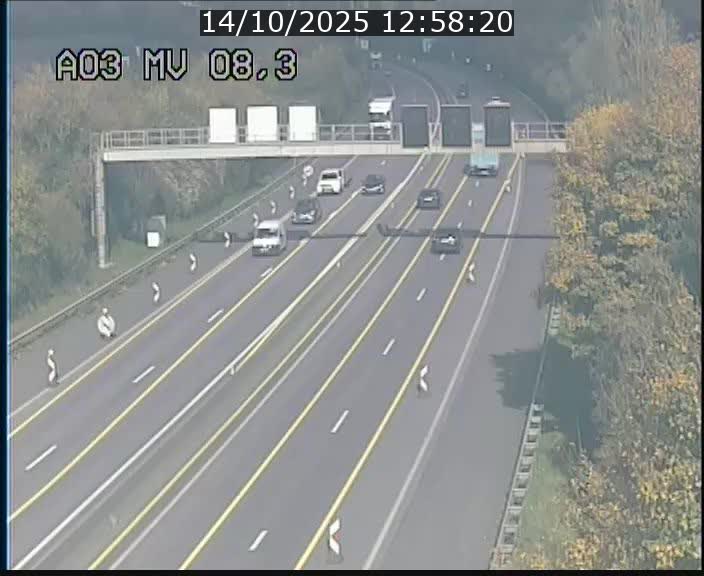 <h2>Webcam Autoroute après la Croix de Bettembourg en direction de Luxembourg sur l'A3</h2>