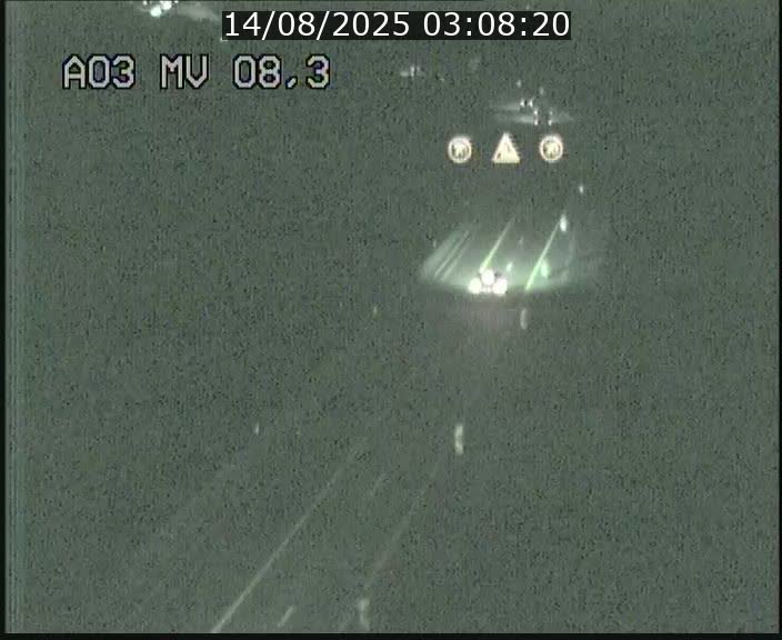 <h2>Webcam Autoroute après la Croix de Bettembourg en direction de Luxembourg sur l'A3</h2>