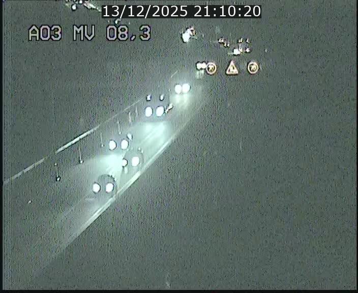 Webcam Autoroute après la Croix de Bettembourg en direction de Luxembourg sur l'A3