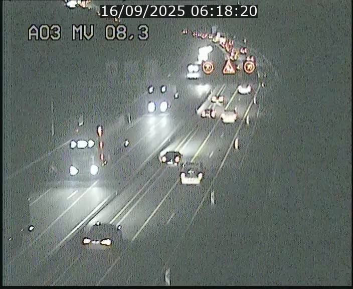 <h2>Webcam Autoroute après la Croix de Bettembourg en direction de Luxembourg sur l'A3</h2>