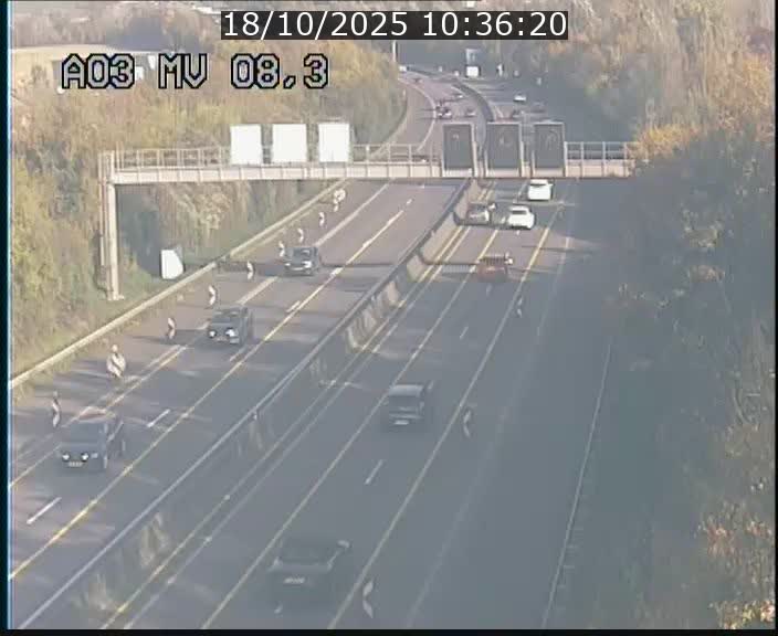 <h2>Webcam Autoroute après la Croix de Bettembourg en direction de Luxembourg sur l'A3</h2>