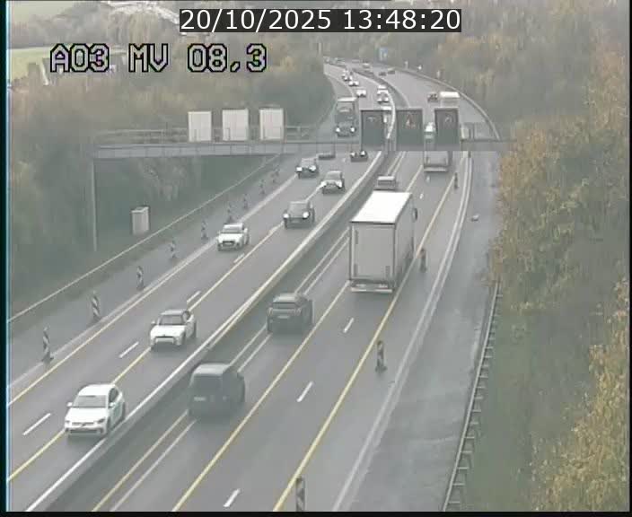 <h2>Webcam Autoroute après la Croix de Bettembourg en direction de Luxembourg sur l'A3</h2>