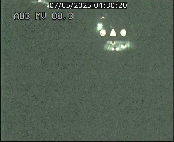 Webcam Autoroute après la Croix de Bettembourg en direction de Luxembourg sur l'A3