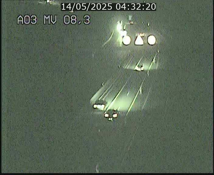 Webcam Autoroute après la Croix de Bettembourg en direction de Luxembourg sur l'A3