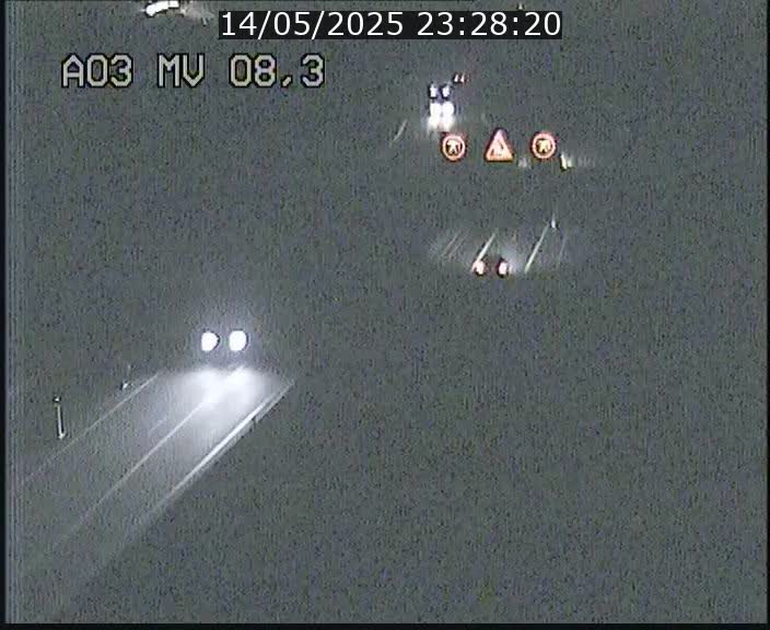 Webcam Autoroute après la Croix de Bettembourg en direction de Luxembourg sur l'A3