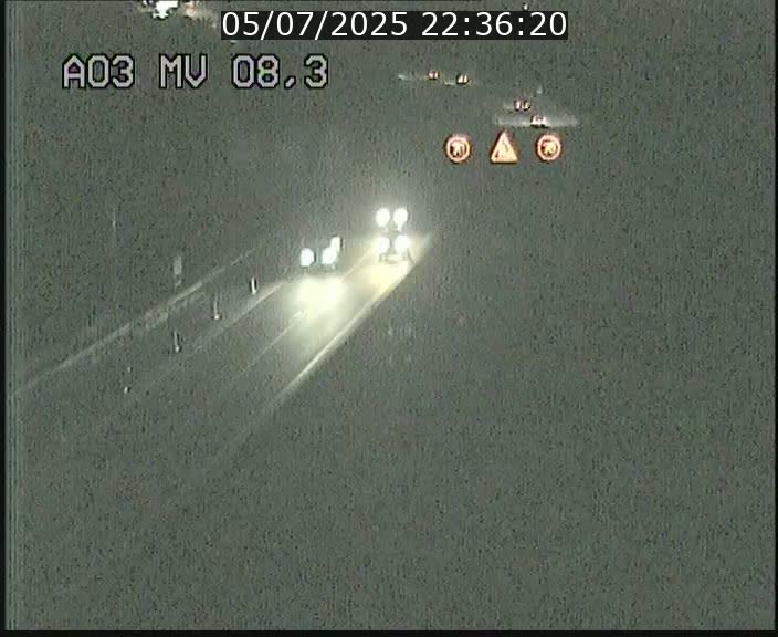 Webcam Autoroute après la Croix de Bettembourg en direction de Luxembourg sur l'A3