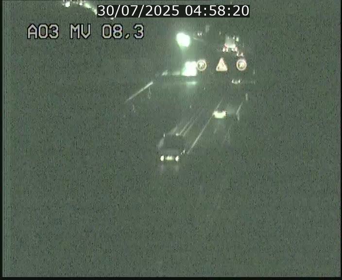 Webcam Autoroute après la Croix de Bettembourg en direction de Luxembourg sur l'A3