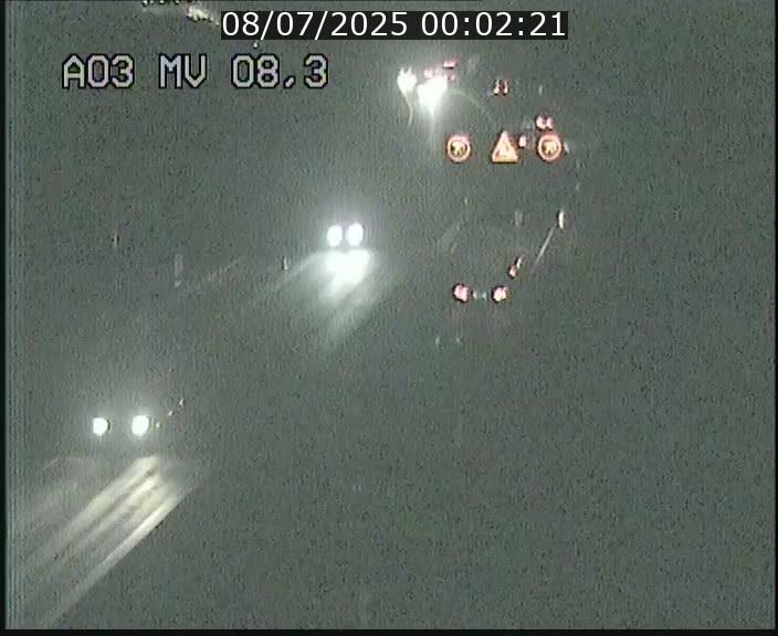 Webcam Autoroute après la Croix de Bettembourg en direction de Luxembourg sur l'A3