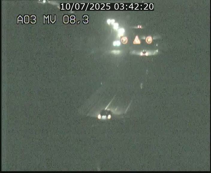 Webcam Autoroute après la Croix de Bettembourg en direction de Luxembourg sur l'A3