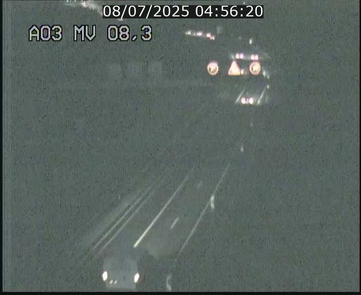 Webcam Autoroute après la Croix de Bettembourg en direction de Luxembourg sur l'A3