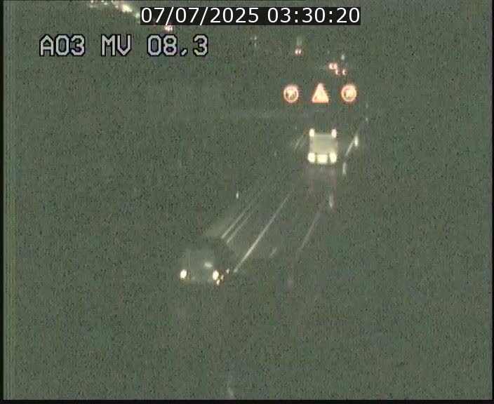 Webcam Autoroute après la Croix de Bettembourg en direction de Luxembourg sur l'A3