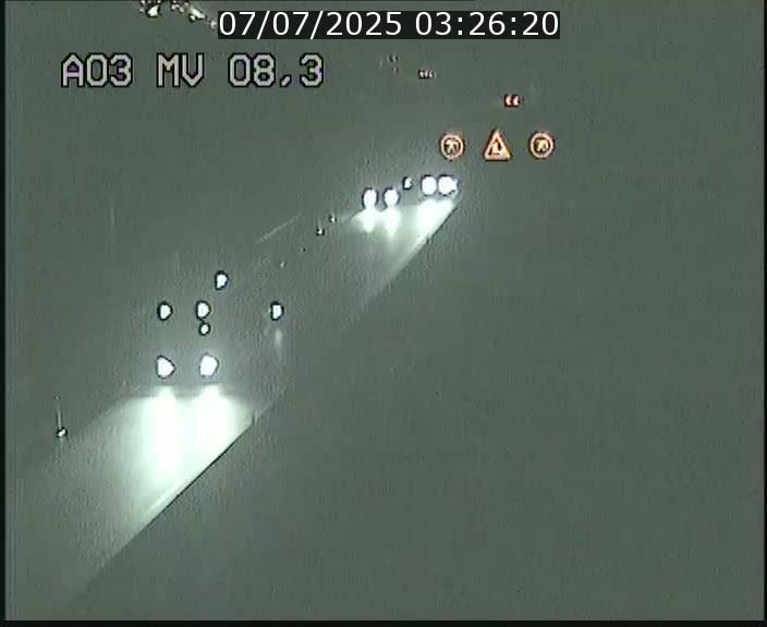 Webcam Autoroute après la Croix de Bettembourg en direction de Luxembourg sur l'A3