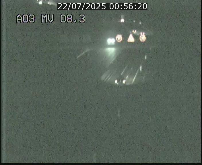 Webcam Autoroute après la Croix de Bettembourg en direction de Luxembourg sur l'A3