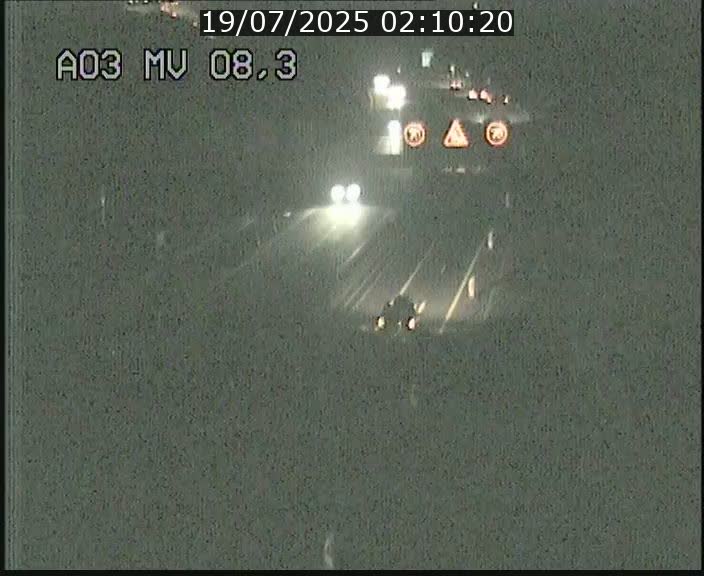 Webcam Autoroute après la Croix de Bettembourg en direction de Luxembourg sur l'A3