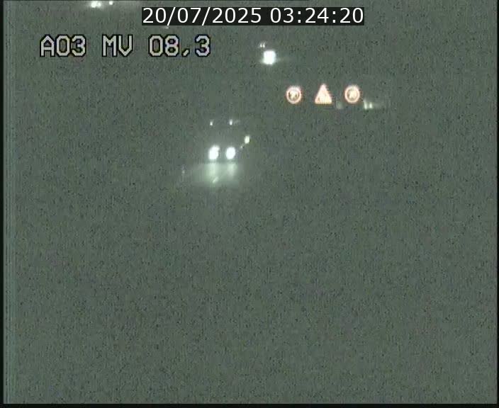 Webcam Autoroute après la Croix de Bettembourg en direction de Luxembourg sur l'A3