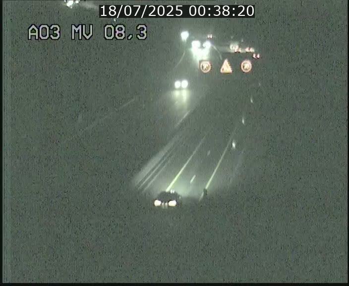 Webcam Autoroute après la Croix de Bettembourg en direction de Luxembourg sur l'A3