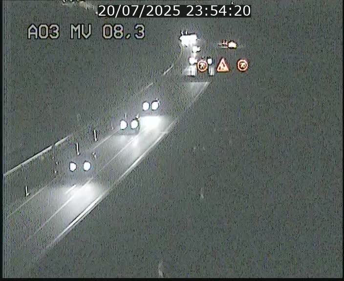 Webcam Autoroute après la Croix de Bettembourg en direction de Luxembourg sur l'A3
