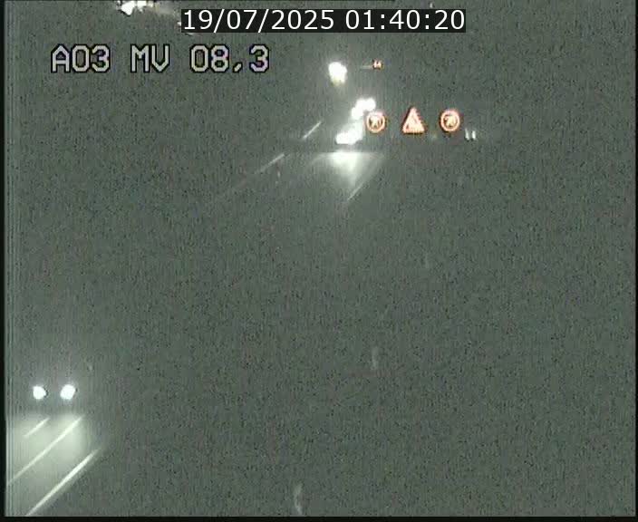 Webcam Autoroute après la Croix de Bettembourg en direction de Luxembourg sur l'A3