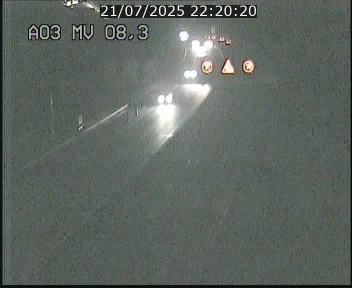 Webcam Autoroute après la Croix de Bettembourg en direction de Luxembourg sur l'A3