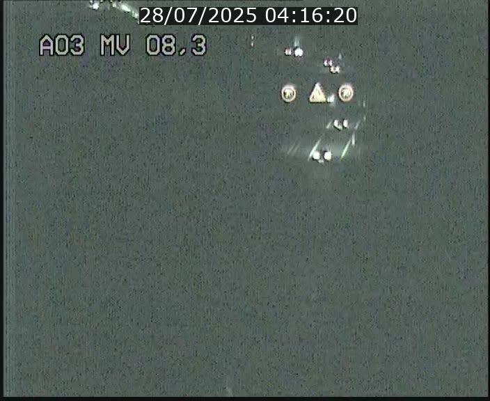 Webcam Autoroute après la Croix de Bettembourg en direction de Luxembourg sur l'A3