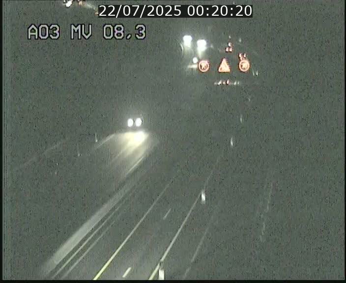 Webcam Autoroute après la Croix de Bettembourg en direction de Luxembourg sur l'A3